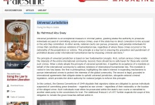Dr. Mahmoud Abu Sway's Article featured in This Week in Palestine - December Issue "Using the Law to Achieve Liberation"